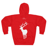 ZeLimited Male Elk Silhouette Hoodie (Red)