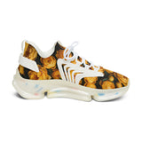 PARIZ Yellow Peonies Women's Athletic Sneakers