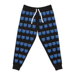 ZeLimited Blue Bear Women's Athletic Joggers (All Black)