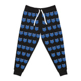 ZeLimited Blue Bear Women's Athletic Joggers (All Black)