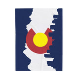 Colorado Flag - Cozy Velveteen Plush Blanket