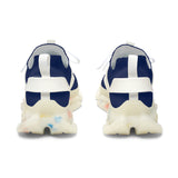 ZeLimited Female Elk Silhouette Women's Mesh Sneakers (Navy Blue 2)