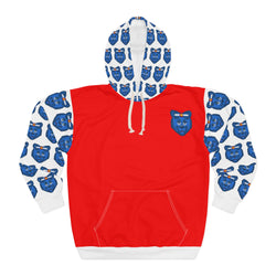 ZeLimited Blue Bear Colorado Hoodie (Women's Red & White)