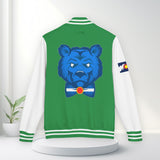 Colorado Blue Bear Letterman Jacket, Unisex Varsity Style, Perfect for Sports Fans, College Events, Casual Wear, Gifts for Him/Her