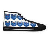 Blue Bear Women's High Tops (White background)