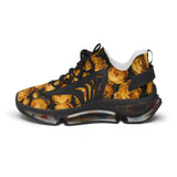 PARIZ Yellow Peonies Women's Athletic Sneakers