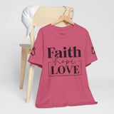 Faith, Hope, Love women's t-shirt