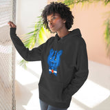 BRONCO - Blue Bear - Unisex Graphic Fleece Hoodie, Cozy Sweatshirt UNI