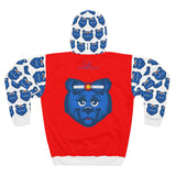 ZeLimited Blue Bear Colorado Hoodie (Women's Red & White)