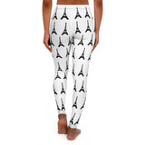 PARIZ Eiffel Tower Leggings (white with black)