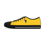 ZeLimited Female Elk Silhouette Women's Low Top Sneakers (Yellow)