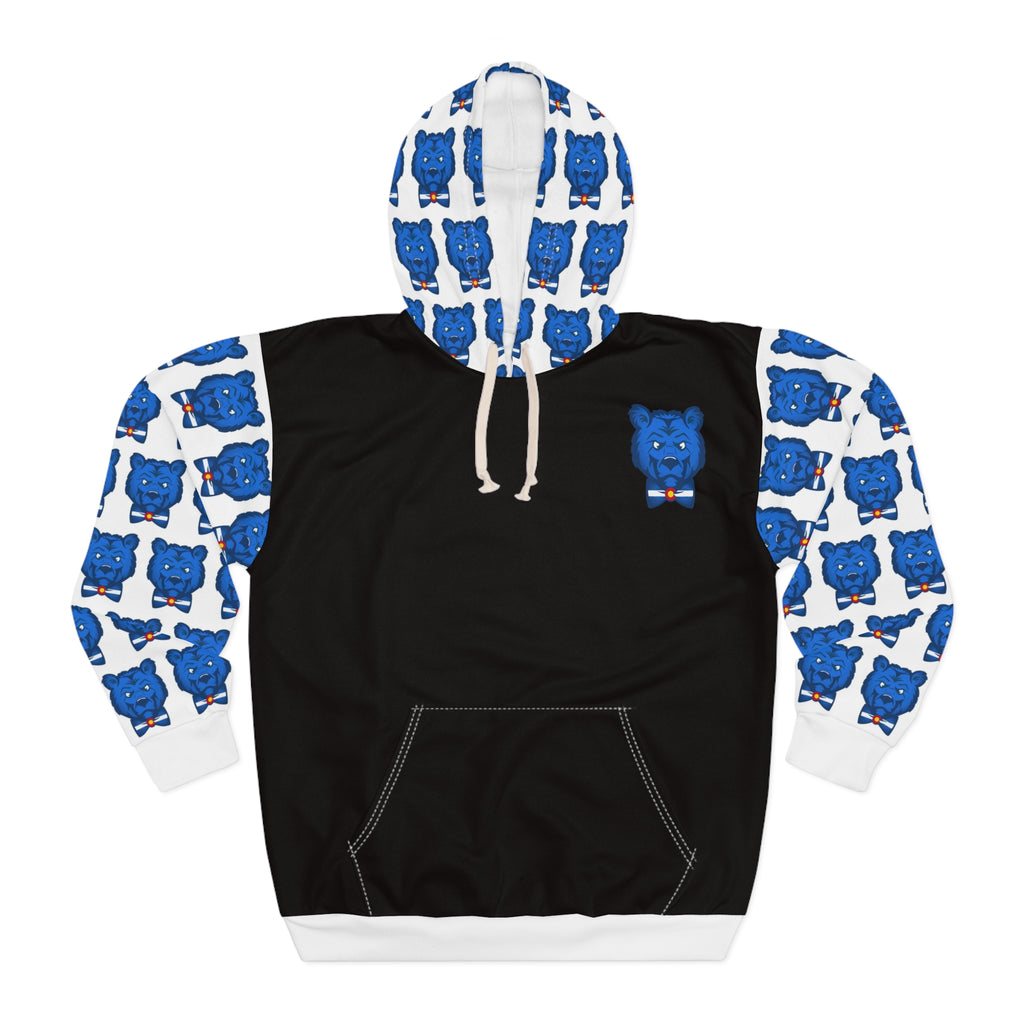 ZeLimited Blue Bear Colorado Hoodie (Men's Black & White)