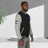 Colorado Blue Bear Letterman Jacket, Unisex Varsity Style, Perfect for Sports Fans, College Events, Casual Wear, Gifts for Him/Her