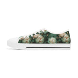 PARIZ Pale Blush and Creamy White Peonies Women's High Top Sneakers