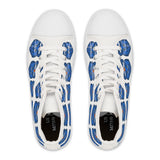 Blue Bear Women's High Tops (White background)