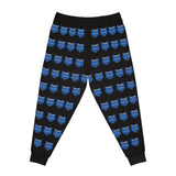 ZeLimited Blue Bear Women's Athletic Joggers (All Black)