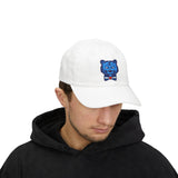 Classic Dad Cap with Blue Bear Embroidery - Casual and Stylish Headwear for everyone