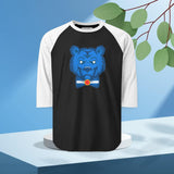 BLUE BEAR men's Raglan Tee, Graphic Shirt, Perfect for every Day, Unique Gift for Him Casual Wear, Apparel