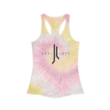 JOSI LOVE Graphic Tee, Tie Dye Racerback Tank Top - Style Shirt for Yoga and Festivals
