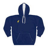 ZeLimited Female Elk Silhouette Hoodie (Navy Blue 2)