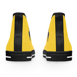 ZeLimited Female Elk Silhouette Women's High Top Sneakers (Yellow)