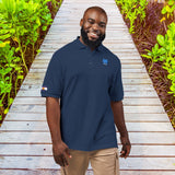 BLUE BEAR Stylish Polo Shirt - Embroidered Design, Casual Wear, Gift Idea, Travel Apparel, Summer Fashion