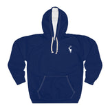 ZeLimited Male Elk Silhouette Hoodie (Navy Blue)