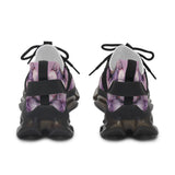 PARIZ Lavender Peonies Women's Athletic Sneakers