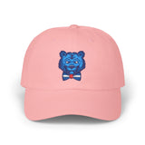 Classic Dad Cap with Blue Bear Embroidery - Casual and Stylish Headwear for everyone