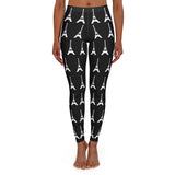 PARIZ Eiffel Tower Leggings (black with white)