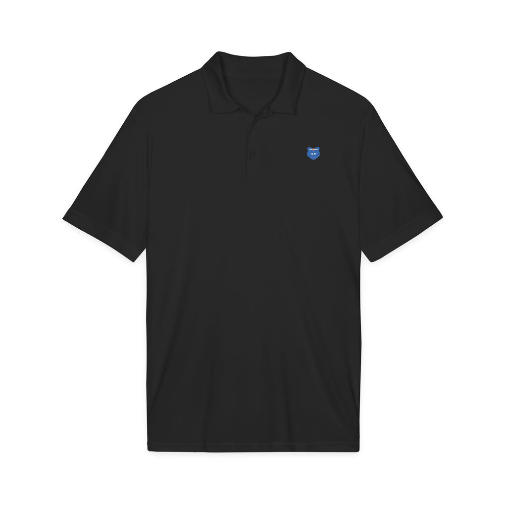Embroidered Blue Bear Women's Performance Polo