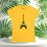 PARIZ - Eiffel Tower Women's Softstyle Tee, Paris Love Shirt, Travel Fashion Tee, Casual Summer Top, Tourist Gift, Graphic Tee