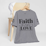 Faith, Hope, Love women's t-shirt