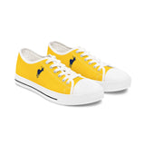 ZeLimited Female Elk Silhouette Women's Low Top Sneakers (Yellow)
