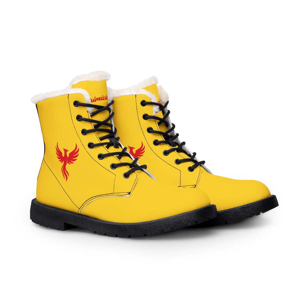 Primicia Phoenix Silhouette Men's Fur-Lined Boots