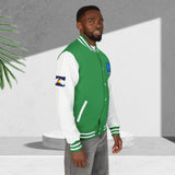 Colorado Blue Bear Letterman Jacket, Unisex Varsity Style, Perfect for Sports Fans, College Events, Casual Wear, Gifts for Him/Her