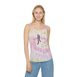 JOSI LOVE Graphic Tee, Tie Dye Racerback Tank Top - Style Shirt for Yoga and Festivals