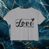 Pariz - Women's Paris Love Crop Top