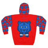 ZeLimited Blue Bear Colorado Hoodie (Men's All Red)