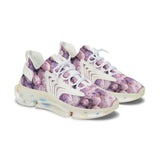 PARIZ Lavender Peonies Women's Athletic Sneakers