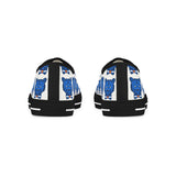 Blue Bear Men's Low Top Sneakers (White background)