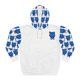 ZeLimited Blue Bear Colorado Hoodie (Men's All White)