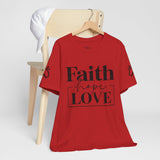 Faith, Hope, Love women's t-shirt