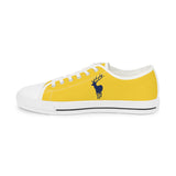 ZeLimited Male Elk Silhouette Men's Low Top Sneakers (yellow)