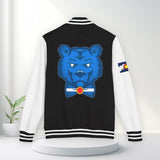 Colorado Blue Bear Letterman Jacket, Unisex Varsity Style, Perfect for Sports Fans, College Events, Casual Wear, Gifts for Him/Her