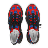 Blue Bear Men's Athletic (Red background)