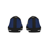 ZeLimited Male Elk Silhouette Men's Low Top Sneakers (Navy Blue 2)