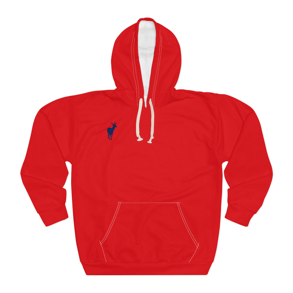 ZeLimited Female Elk Silhouette Hoodie (Red 2)