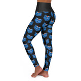 Blue Bear - Women's High Waisted Leggings - By ZeLimited