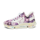 PARIZ Lavender Peonies Women's Athletic Sneakers